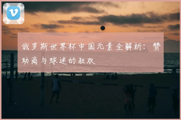 俄罗斯世界杯中国元素全解析：赞助商与球迷的狂欢