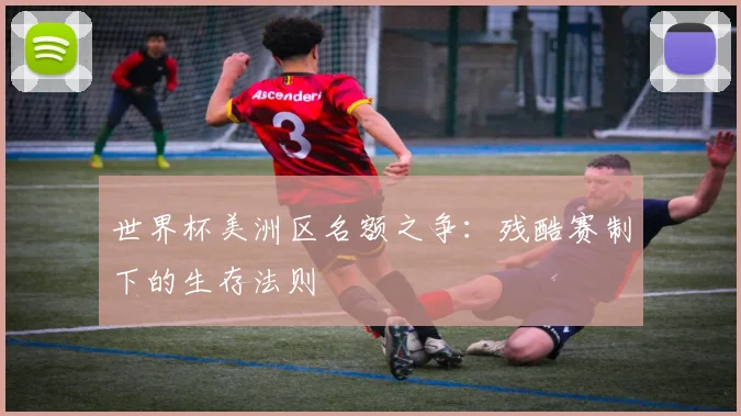 世界杯美洲区名额之争：残酷赛制下的生存法则